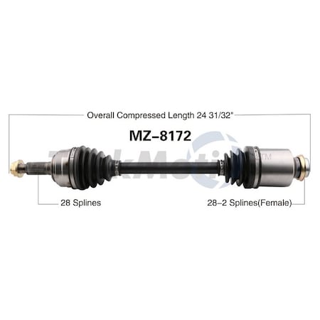 Cv Axle Shaft,Mz-8172